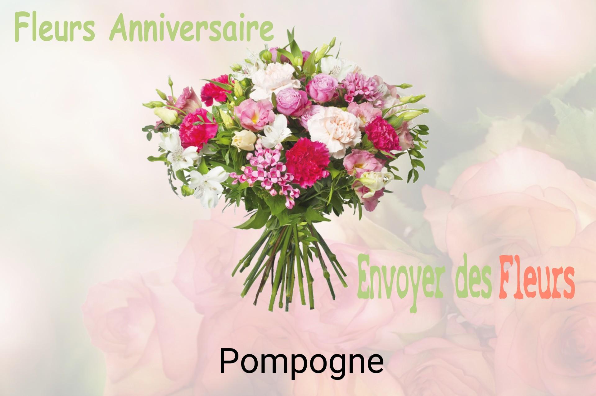 Bouquet de fleurs d’anniversaire livré à Pompogne